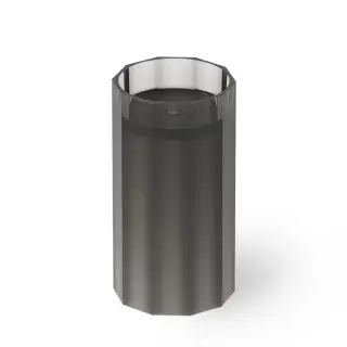 Dea Design Pedestal Basin Раковина 48х45.6х90см., напольная, без отв., Glasstech, прозрачная смола, цвет: Smoky Black R4