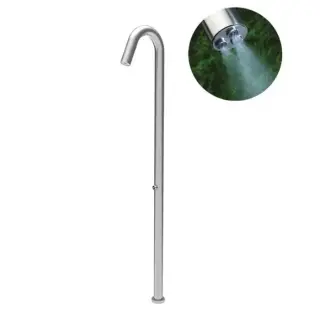 Fima Carlo Frattini Outdoor Душевая колонна с одним выходом OUTSIDE, цвет: нержавеющая сталь