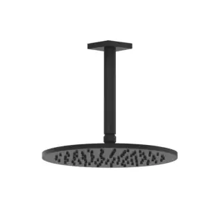 Gessi Rilievo Потолочная душевая головка шарнирная на 1/2&quot;,Ø250 мм., цвет: nero XL