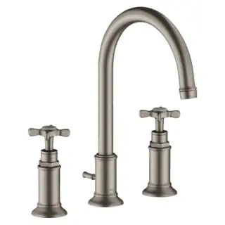 Axor Montreux Смеситель для раковины 180, на 3 отв., с донным клапаном, цвет: сталь