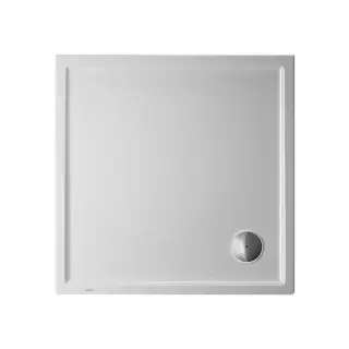 Duravit Starck Slimline Поддон акриловый квадратный 100x100х5см., d:9см., цвет: белый