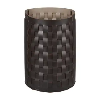 Colombo Adj Круглая корзина Bottega, D40H57 см, цвет: шоколад/капучино