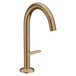 Axor One Смеситель для раковины Sel 170, на 1 отв., с донным клапаном Push-Open, цвет: шлифованная бронза