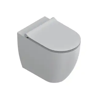 Catalano Sfera Унитаз напольный 54x35см, безободковый, смыв Tornado, покрытие Twinglaze+, цвет: Cemento Satinato