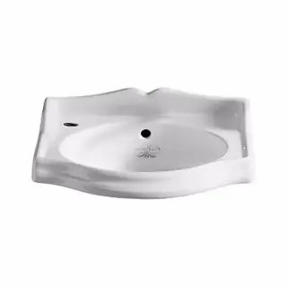 SIMAS Arcade Раковина 37х28 см, 1 отв., цвет: белый