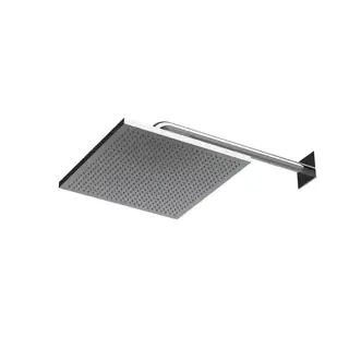 Almar Velvet Rain Верхняя душевая лейка 30х30см., (без держателя), цвет: нержавеющая сталь брашированная