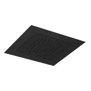 Almar Velvet Rain Верхний душ, встраиваемый, 38х38см., 2 режима, цвет: черный матовый