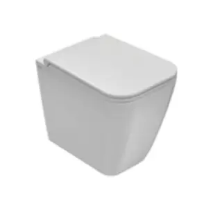 Globo Stone Унитаз напольный безободковый  52х36см, с системой скрытого крепежа, слив универсальный, цвет: белый