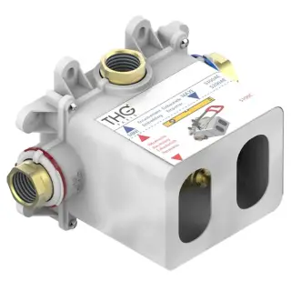 THG Термостат  3/4&quot; - 60 л/мин с восковым картриджем и коробкой для встраивания, без ручки регулировки