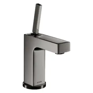 Axor Citterio Смеситель для раковины 110, на 1 отв., излив 10.4см., без донного клапана, цвет: полированный черный хром