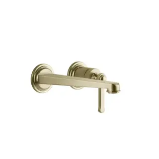 Gessi Venti20 Смеситель для раковины, встраиваемый, излив 20.1см., цвет: Brushed Brass PVD