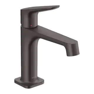 Axor Citterio M Смеситель для раковины 100, на 1 отв., цвет: шлифованный черный хром