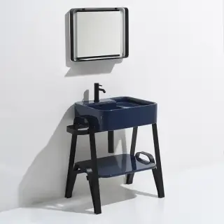 Simas Hop Раковина чаша подвесная 60x50xh18 см, без отв. для смесителя, цвет: capri