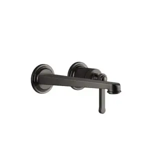 Gessi Venti20 Смеситель для раковины, встраиваемый, излив 20.1см., цвет: Black Metal Brushed PVD
