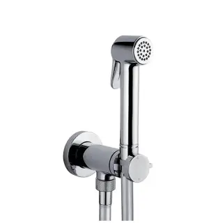 Bossini Paloma Гигиенический душ с прогрессивным смесителем, лейкой и шлангом 125см., цвет: хром