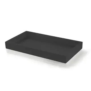 3SC Bemood Black Поднос 27.5х15х4см., настольный, цвет: черный