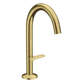 Axor One Смеситель для раковины Sel 170, на 1 отв., с донным клапаном Push-Open, цвет: шлифованная медь