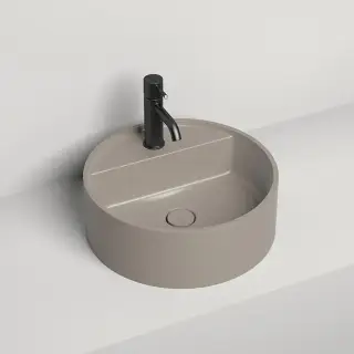 Salini Armonia Top 202 Раковина накладная 45х45х11.6см., с 1 отв., материал: S-Stone, цвет: RAL7006 матовый