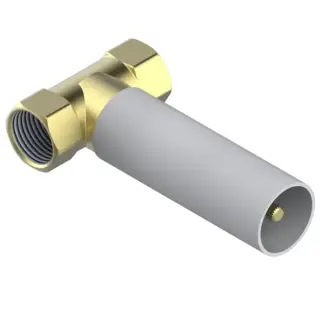 THG Корпус вентиля 3/4&quot;, встраиваемый в стену, для холодной воды, правый, цвет: золото