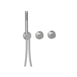 Almar Смеситель для душа, встраиваемый, термостатический на 3-4 потребителя, цвет: нержавеющая сталь