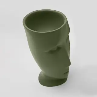 Kerasan Artwork Раковина 45х51х94.5 см, без отв., свободностоящая &quot;MOLOCO&quot;, слив в стену, цвет: Verde