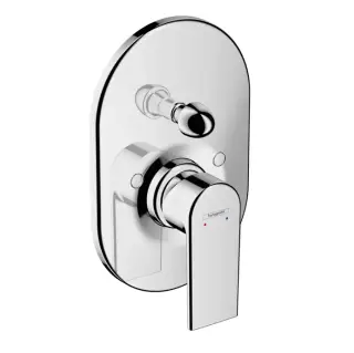 Hansgrohe Vernis Shap Смеситель для ванны, однорычажный, встраиваеемый, внешняя часть, цвет: хром