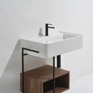 Simas Ratio  Раковина чаша подвесная 55x46xh18 см, с 1 отв. для смесителя, без перелива, цвет: белый