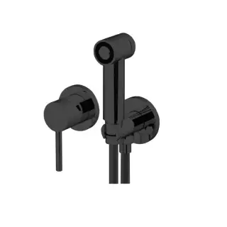 GATTONI CIRCLE TWO Гигиенический душ, с внутренней частью Gbox SC070, цвет NERO OPACO