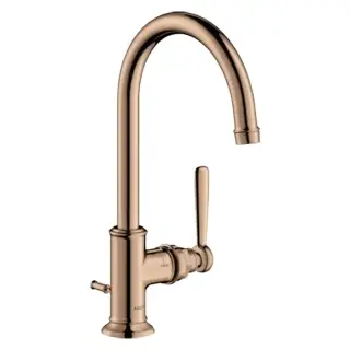 Axor Montreux Смеситель для раковины 210, на 1 отв., с донным клапаном, цвет: полированное красное золото