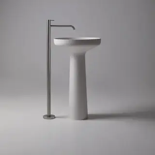 Antonio Lupi Ago Раковина 50х50 см, без отв., напольная, цвет: белый