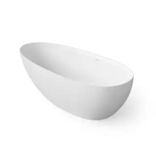 Dea Design Edge Ванна 170x78x56см., отдельностоящая, Solid Surface, цвет: White №18