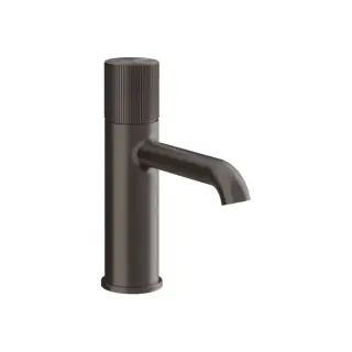 Gessi Habito Rigato Смеситель для раковины, 1 отв., без донного клапана, цвет: Black Metal Brushed PVD