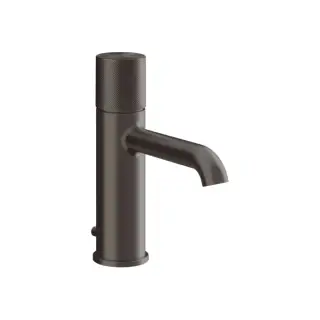 Gessi Habito Diamantato Смеситель для раковины, 1 отв., с донным клапаном, цвет: Black Metal Brushed PVD