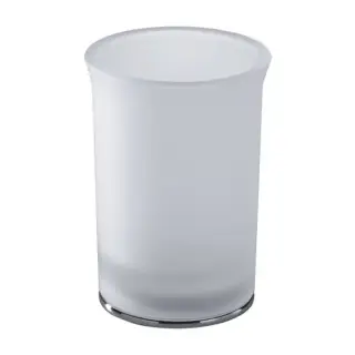 Colombo Link Стакан настольный, цвет: хром/матовое стекло