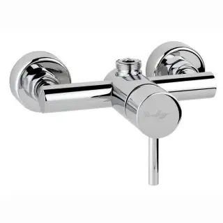 Nicolazzi Olympus Смеситель для душа на 2 отверстия, настенный, вывод сверху 3/4&quot;, цвет: хром