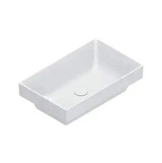 Catalano Zero Раковина 60x37см встраиваемая, без отв., цвет: белый глянцевый