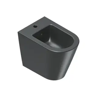 Catalano Zero Биде напольное 55x35см, с 1 отв., цвет: черный матовый