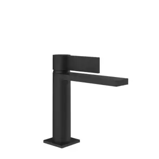 Gessi Inverso Diamantato Смеситель для раковины, 1 отв., с донным клапаном &quot;Stop&Go&quot;, цвет: Matte Black