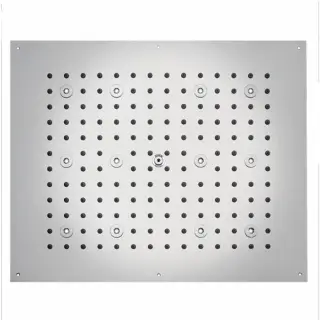 BOSSINI DREAM-RECTANGULAR Верхний душ 570x470 мм, с 12 LED (белый), блок питания/управления, цвет: хром