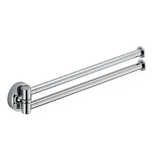 Colombo Plus Полотенцедержатель 34.5см, двойной, цвет: хром