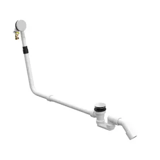 Bette Mono Cлив-перелив с наполнением для ванны, сталь/эмаль, цвет: белый