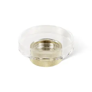 Decor Walther Club STS Мыльница настольная, прозрачное стекло, цвет: золото матовое