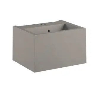 Kerasan Kanaal Раковина подвесная 60х46.5см.,с 2 отв., цвет: Matt Grey