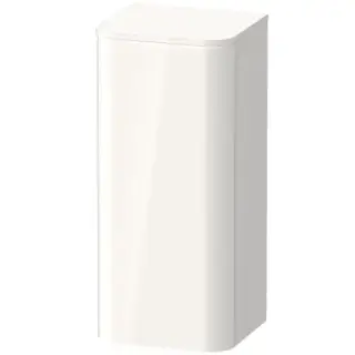 Duravit Happy D.2 Plus Пенал подвесной 88x40x36см 1 дверь, 2 стекл. полки, SX, цвет: белый глянцевый