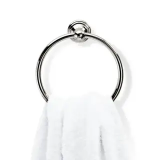Decor Walther Classic HTR Полотенцедержатель кольцо 18.2см., подвесной, цвет: никель полированный