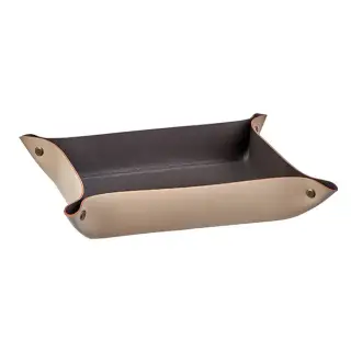 Colombo Adj Мелочница, 20x14H5 см, цвет: шоколад/капучино