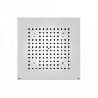 BOSSINI DREAM-CUBE Верхний душ 470 x 370 мм с 4 LED RGB, блок питания/управления, Cromoterapia, гибкая подводка, цвет: хром