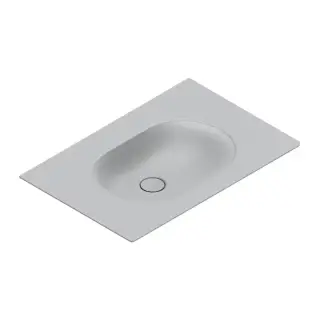 Catalano Sfera Раковина консоль 75x50см, без отв., цвет: Cemento Satinato