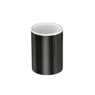 Colombo Plus Стакан металлический, настольный, цвет: PVD графит полированный