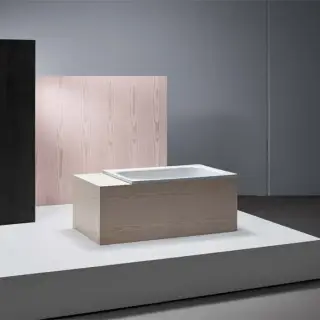 Bette Basic Ванна встраиваемая, 118x73x42 см со ступенькой-сиденьем, BetteGlasur® Plus, цвет: белый